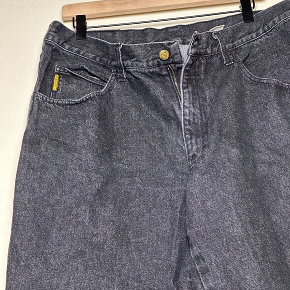 VTG AX Armani Exchange Designer Denim Jeans Pants Light Black Wash Men 32 Street - Picture 10 of 16